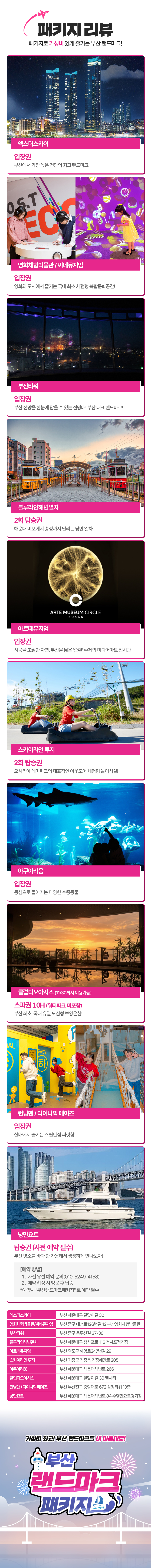 [부산] 랜드마크 패키지 이용권