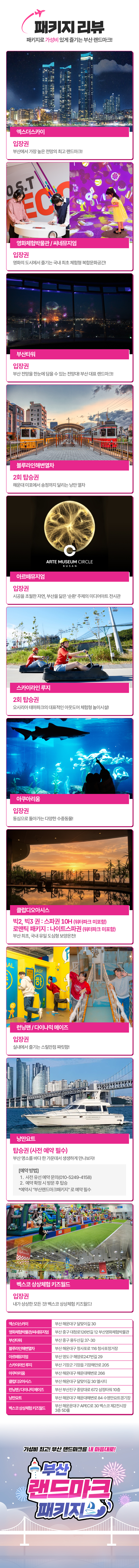 [부산] 랜드마크 패키지 이용권