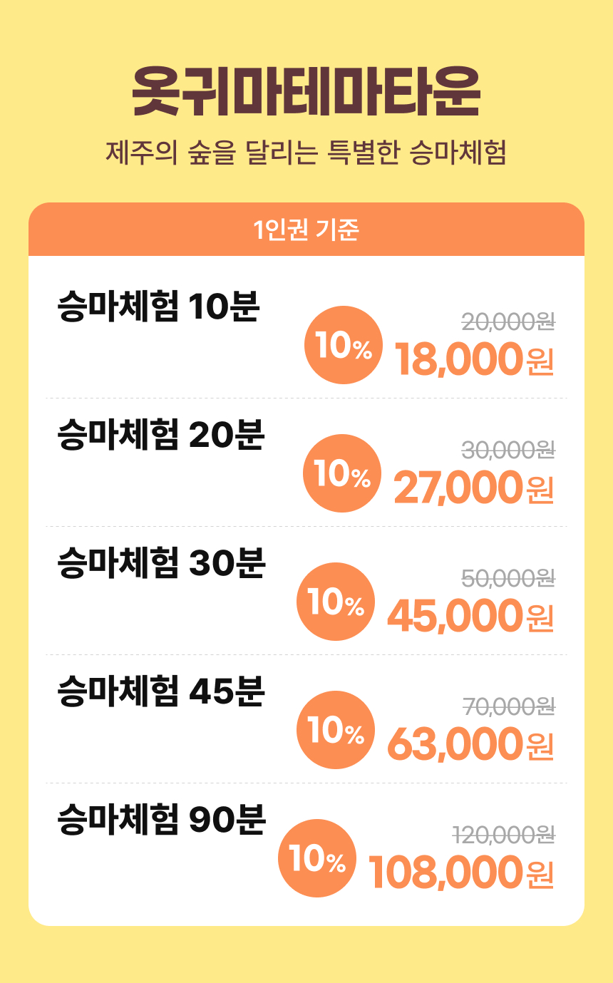 [제주] 옷귀마테마타운 상세